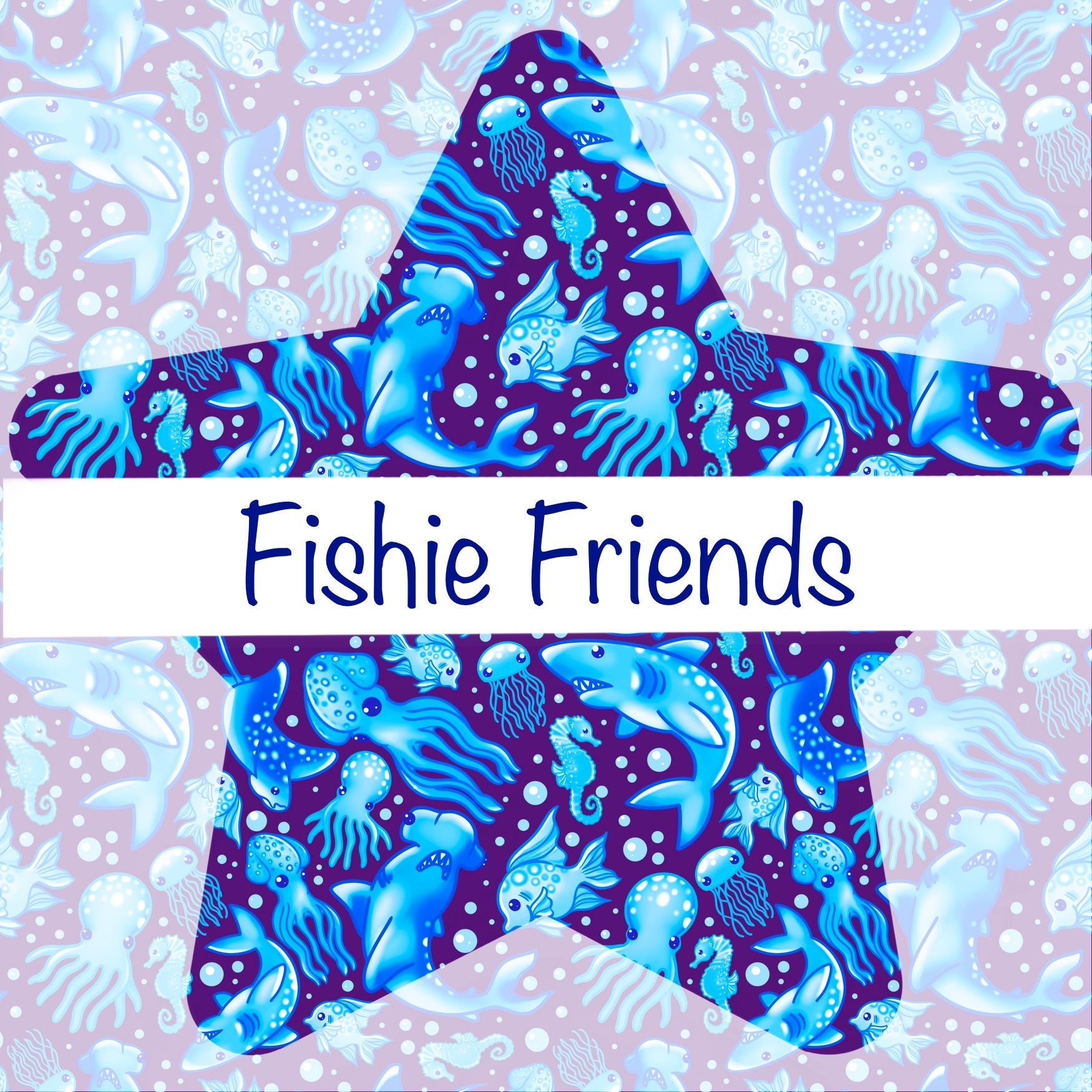 Fishie Friends - Blue Plum