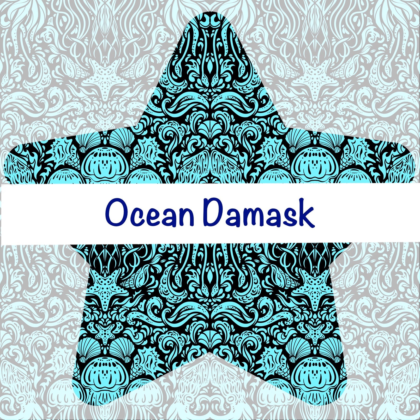 Ocean Damask - Teal