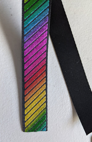 Rainbow Foil Webbing