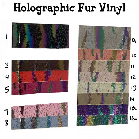 Holographic Fur Vinyl