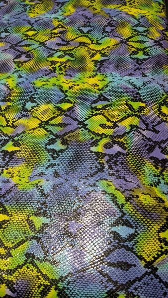 Neon Snakeskin