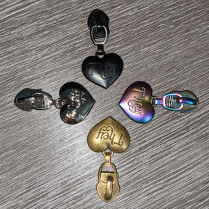 Transgender Pronoun #5 Zipper pull